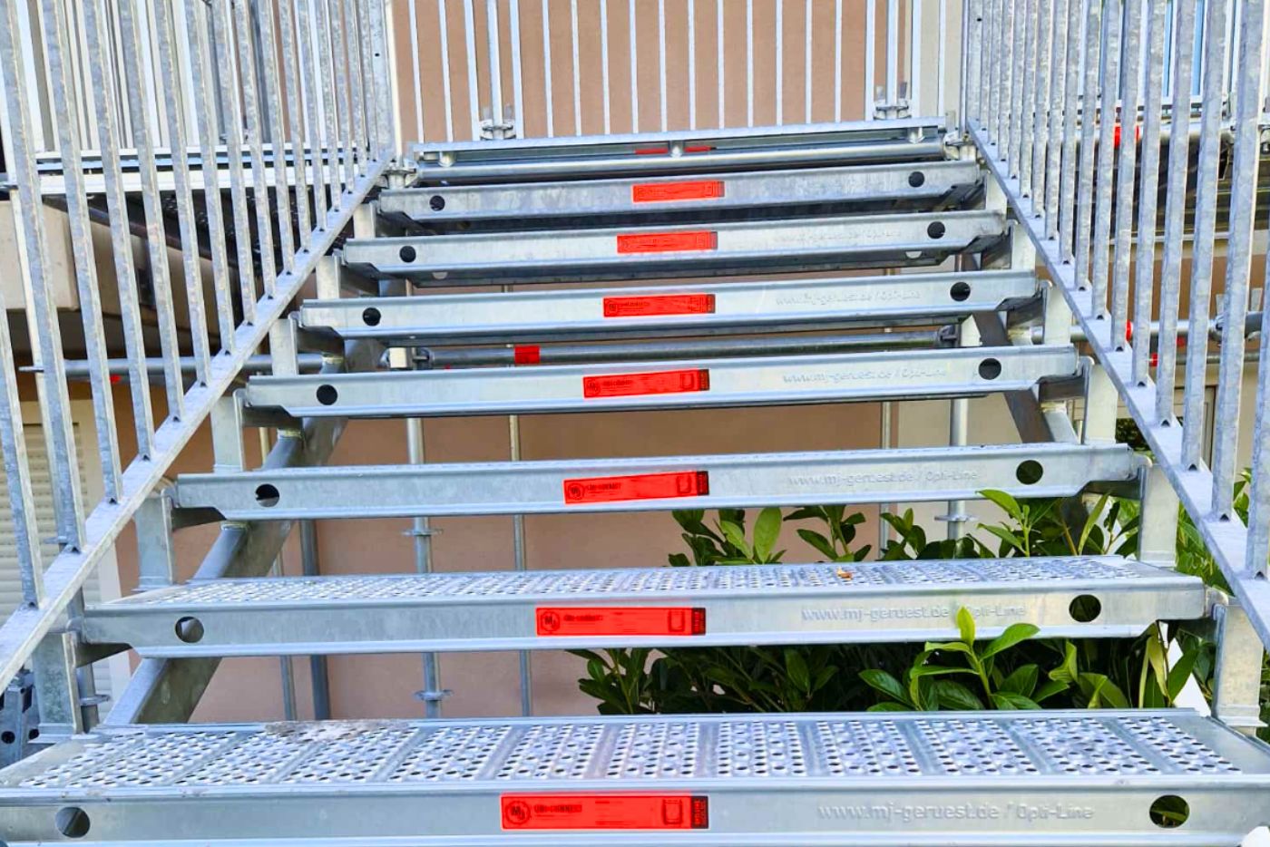 Geruestbau Weber Fluchttreppe